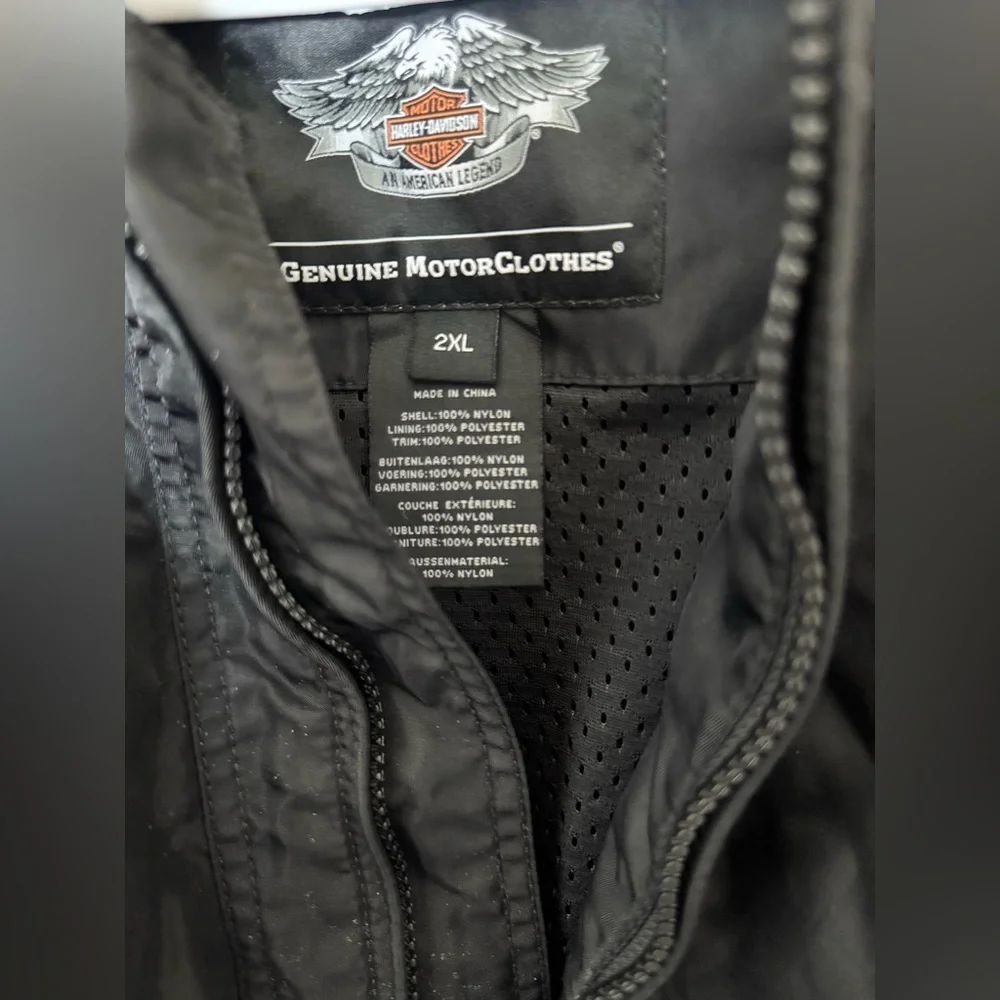 Harley-Davidson Vintage Two-Tone Bomber Jacket - Picture 2 of 8